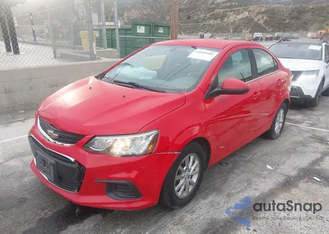 2017 Chevrolet Sonic Lt Auto из США, поврежденный, VIN 1G1JD5SG5H4125654